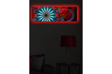 Canvasbilde Dekorativ LED-belysning - Flerfarget - Interiør - Maleri & posters - Lerretsbilder