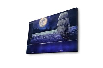 Canvasbilde Dekorativ LED-belysning - Flerfarget - Interiør - Maleri & posters - Lerretsbilder
