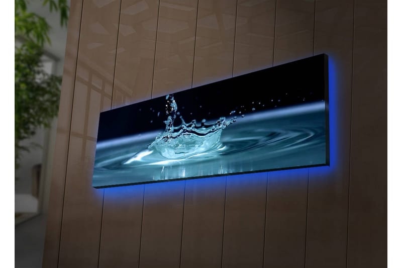 Canvasbilde Dekorativ LED-belysning - Flerfarget - Interiør - Maleri & posters - Lerretsbilder