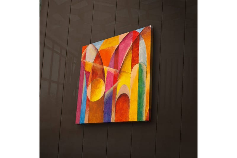 Canvasbilde Dekorativ LED-belysning - Flerfarget - Interiør - Maleri & posters - Lerretsbilder