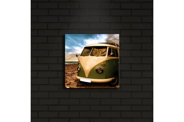 Canvasbilde Dekorativ LED-belysning - Flerfarget - Interiør - Maleri & posters - Lerretsbilder