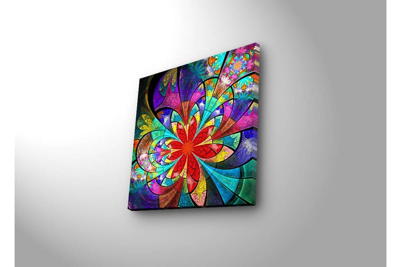 Canvasbilde Dekorativ LED-belysning - Flerfarget - Interiør - Maleri & posters - Lerretsbilder