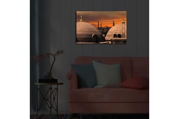 Canvasbilde Dekorativ LED-belysning - Flerfarget - Interiør - Maleri & posters - Lerretsbilder