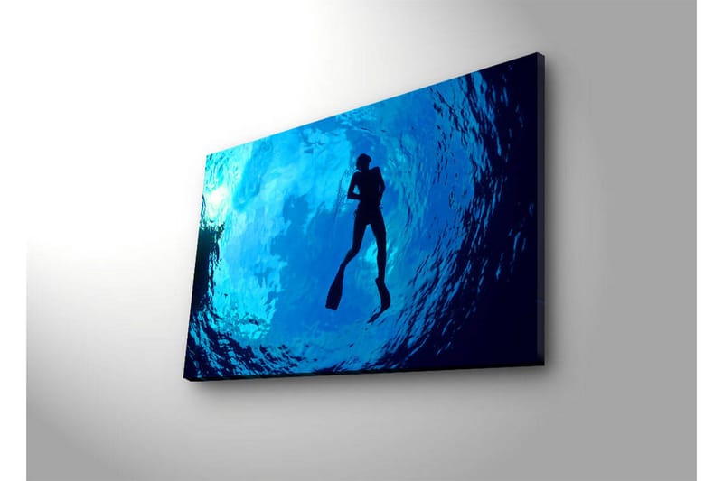 Canvasbilde Dekorativ LED-belysning - Flerfarget - Interiør - Maleri & posters - Lerretsbilder