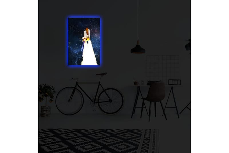 Canvasbilde Dekorativ LED-belysning - Flerfarget - Interiør - Maleri & posters - Lerretsbilder
