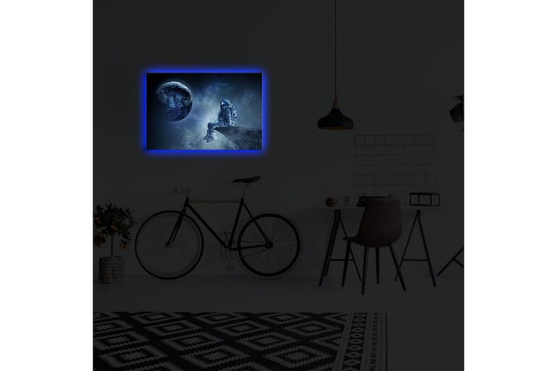 Canvasbilde Dekorativ LED-belysning - Flerfarget - Interiør - Maleri & posters - Lerretsbilder