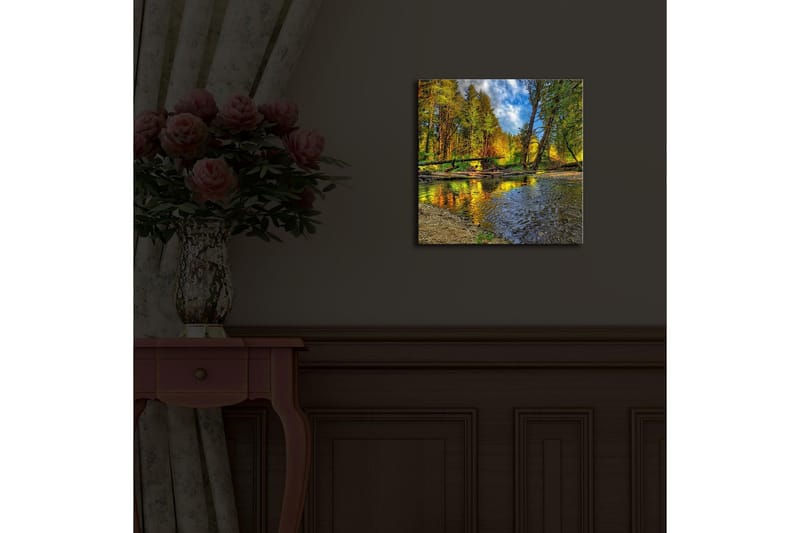 Canvasbilde Dekorativ LED-belysning - Flerfarget - Interiør - Maleri & posters - Lerretsbilder