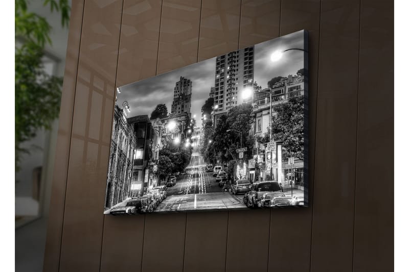 Canvasbilde Dekorativ LED-belysning - Flerfarget - Interiør - Maleri & posters - Lerretsbilder