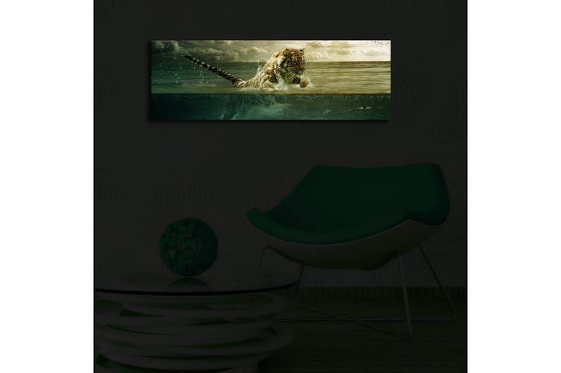 Canvasbilde Dekorativ LED-belysning - Flerfarget - Interiør - Maleri & posters - Lerretsbilder
