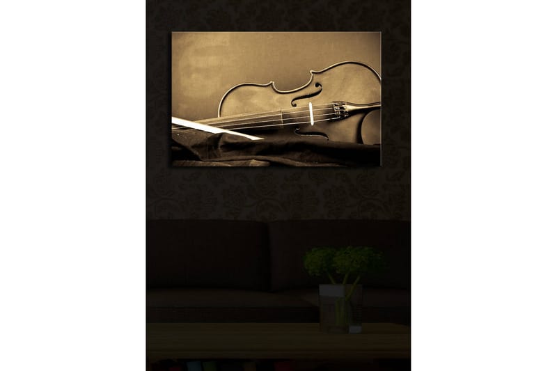 Canvasbilde Dekorativ LED-belysning - Flerfarget - Interiør - Maleri & posters - Lerretsbilder