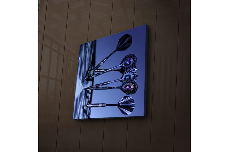 Canvasbilde Dekorativ LED-belysning - Flerfarget - Interiør - Maleri & posters - Lerretsbilder