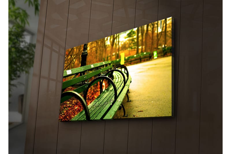 Canvasbilde Dekorativ LED-belysning - Flerfarget - Interiør - Maleri & posters - Lerretsbilder