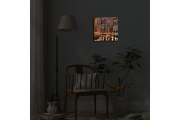Canvasbilde Dekorativ LED-belysning - Flerfarget - Interiør - Maleri & posters - Lerretsbilder