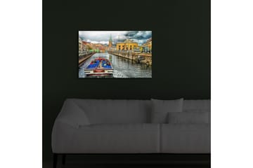 Canvasbilde Dekorativ LED-belysning - Flerfarget - Interiør - Maleri & posters - Lerretsbilder