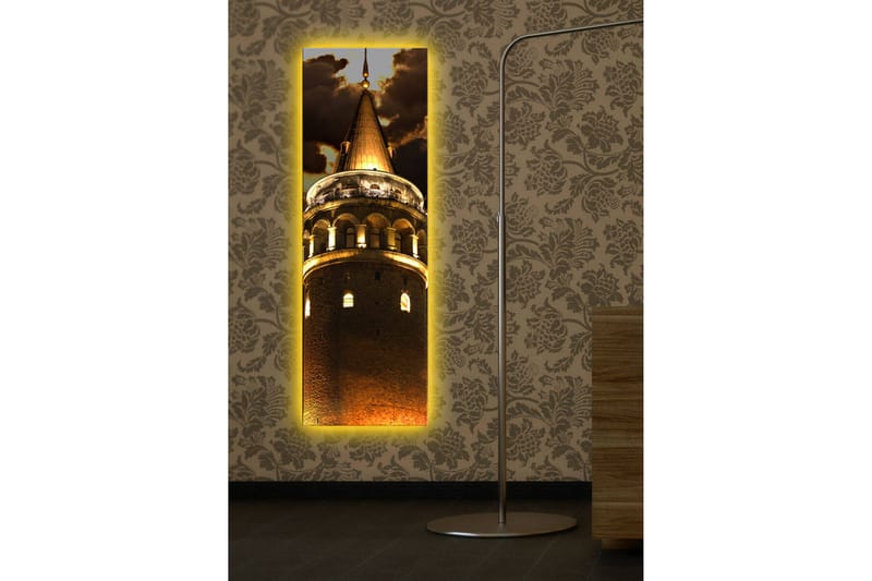Canvasbilde Dekorativ LED-belysning - Flerfarget - Interiør - Maleri & posters - Lerretsbilder