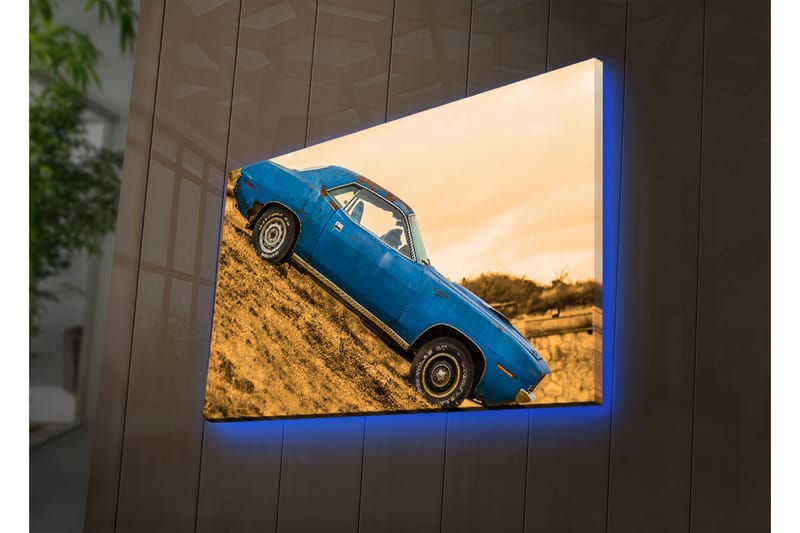 Canvasbilde Dekorativ LED-belysning - Flerfarget - Interiør - Maleri & posters - Lerretsbilder
