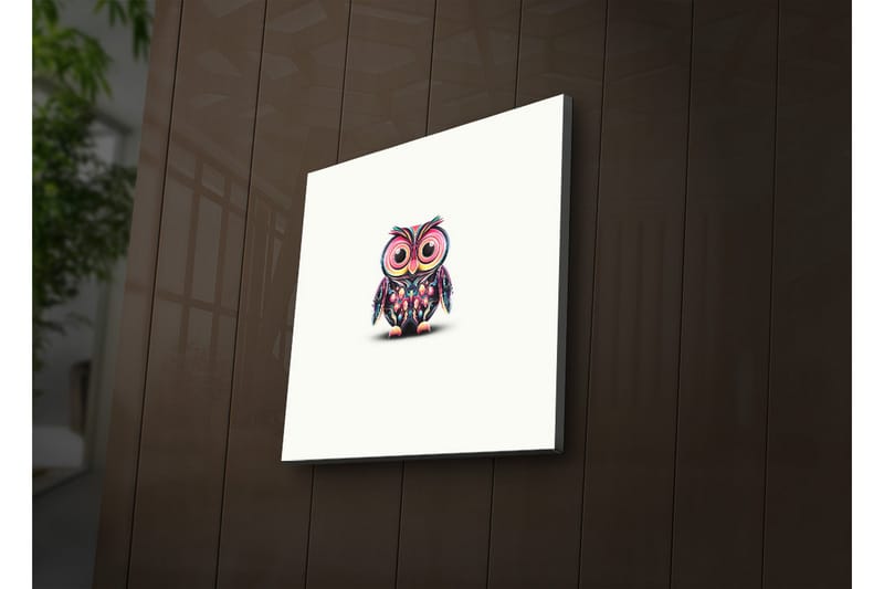 Canvasbilde Dekorativ LED-belysning - Flerfarget - Interiør - Maleri & posters - Lerretsbilder