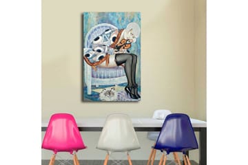 Canvasbilde Dekorativ LED-belysning - Flerfarget - Interiør - Maleri & posters - Lerretsbilder