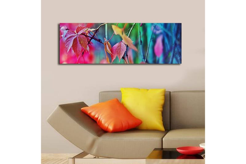 Canvasbilde Dekorativ LED-belysning - Flerfarget - Interiør - Maleri & posters - Lerretsbilder
