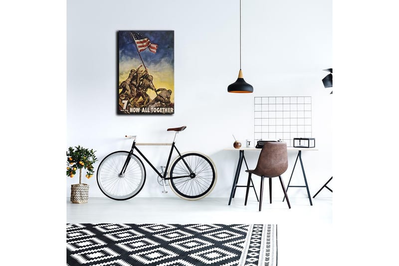 Canvasbilde Dekorativ LED-belysning - Flerfarget - Interiør - Maleri & posters - Lerretsbilder
