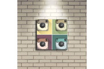 Canvasbilde Dekorativ LED-belysning - Flerfarget - Interiør - Maleri & posters - Lerretsbilder