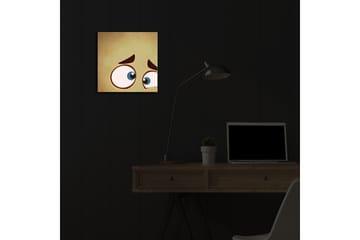 Canvasbilde Dekorativ LED-belysning - Flerfarget - Interiør - Maleri & posters - Lerretsbilder
