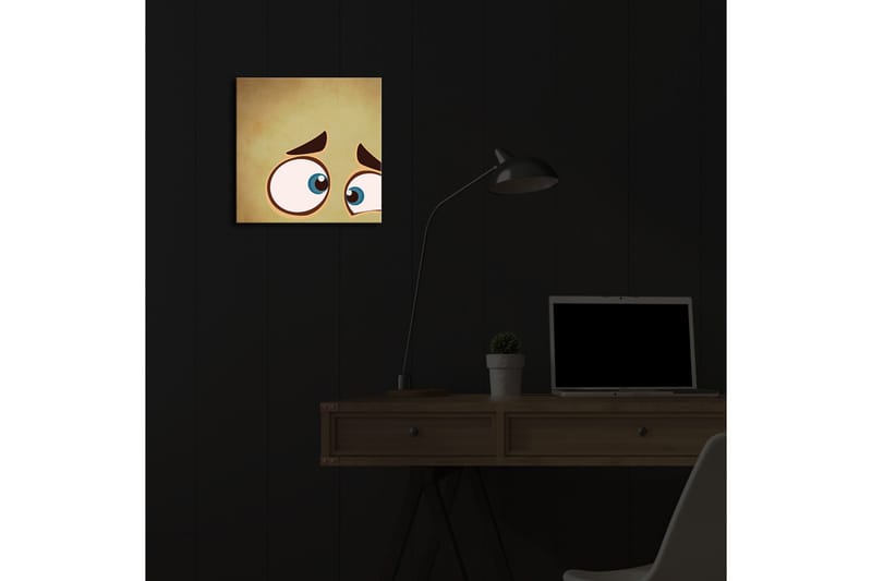 Canvasbilde Dekorativ LED-belysning - Flerfarget - Interiør - Maleri & posters - Lerretsbilder