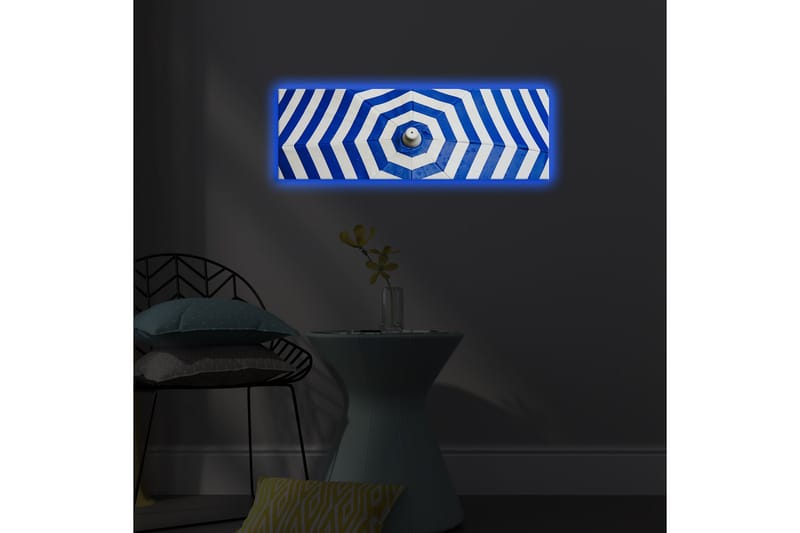 Canvasbilde Dekorativ LED-belysning - Flerfarget - Interiør - Maleri & posters - Lerretsbilder