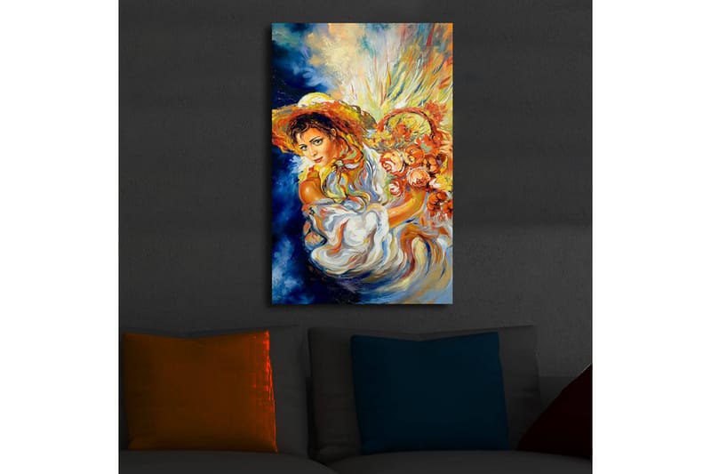 Canvasbilde Dekorativ LED-belysning - Flerfarget - Interiør - Maleri & posters - Lerretsbilder