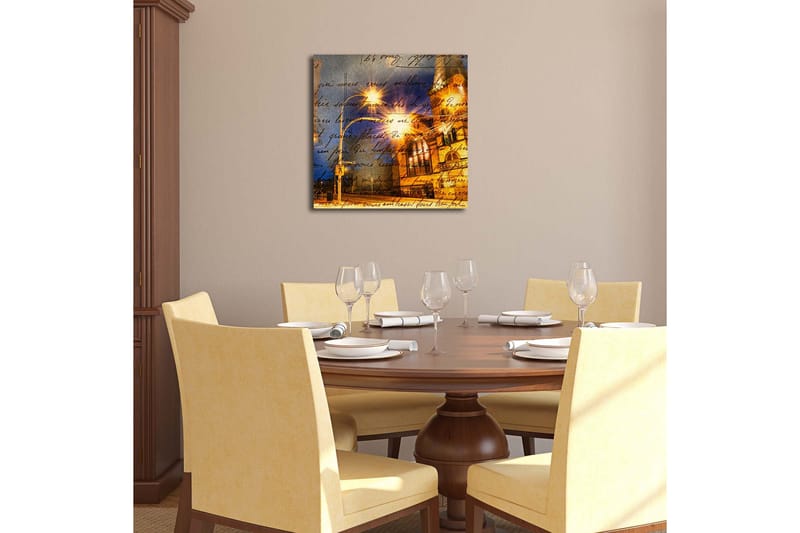 Canvasbilde Dekorativ LED-belysning - Flerfarget - Interiør - Maleri & posters - Lerretsbilder