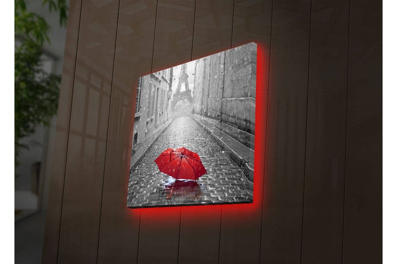Canvasbilde Dekorativ LED-belysning - Flerfarget - Interiør - Maleri & posters - Lerretsbilder