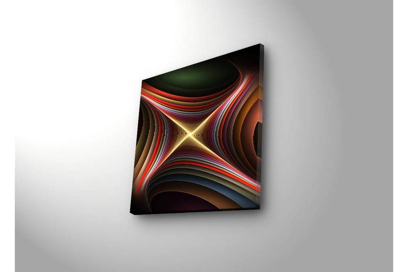 Canvasbilde Dekorativ LED-belysning - Flerfarget - Interiør - Maleri & posters - Lerretsbilder