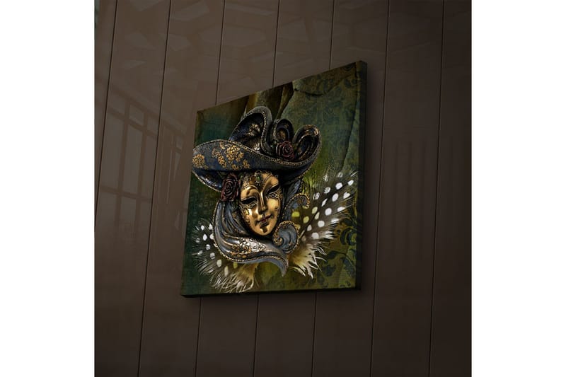 Canvasbilde Dekorativ LED-belysning - Flerfarget - Interiør - Maleri & posters - Lerretsbilder