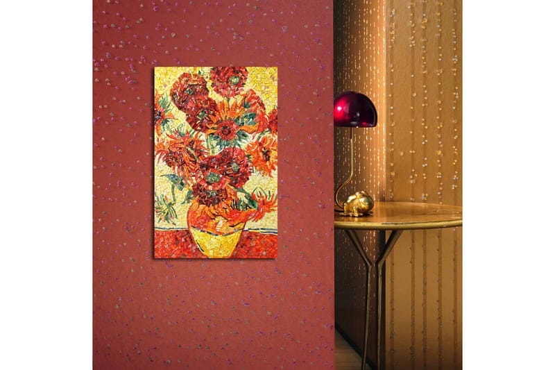 Canvasbilde Dekorativ LED-belysning - Flerfarget - Interiør - Maleri & posters - Lerretsbilder