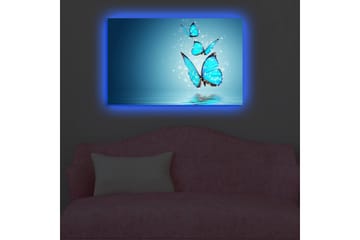 Canvasbilde Dekorativ LED-belysning - Flerfarget - Interiør - Maleri & posters - Lerretsbilder