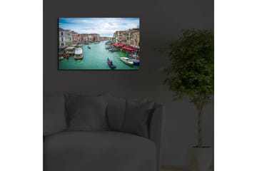 Canvasbilde Dekorativ LED-belysning - Flerfarget - Interiør - Maleri & posters - Lerretsbilder