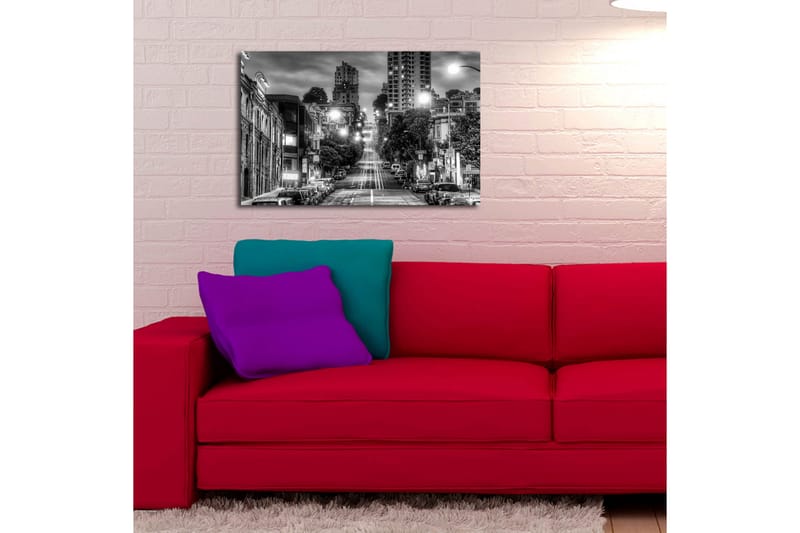 Canvasbilde Dekorativ LED-belysning - Flerfarget - Interiør - Maleri & posters - Lerretsbilder