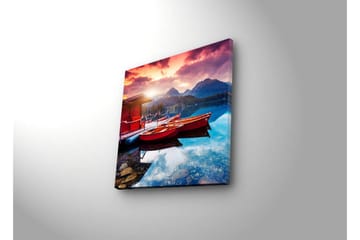 Canvasbilde Dekorativ LED-belysning - Flerfarget - Interiør - Maleri & posters - Lerretsbilder