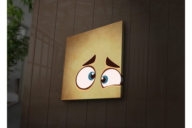 Canvasbilde Dekorativ LED-belysning - Flerfarget - Interiør - Maleri & posters - Lerretsbilder