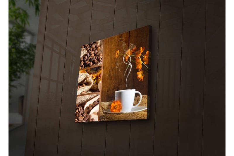 Canvasbilde Dekorativ LED-belysning - Flerfarget - Interiør - Maleri & posters - Lerretsbilder