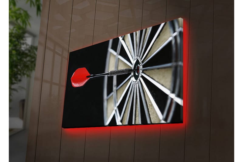 Canvasbilde Dekorativ LED-belysning - Flerfarget - Interiør - Maleri & posters - Lerretsbilder