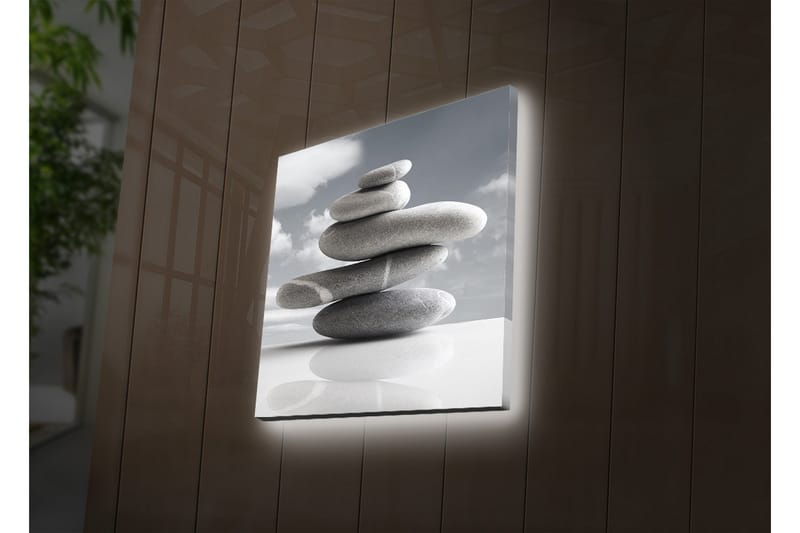 Canvasbilde Dekorativ LED-belysning - Flerfarget - Interiør - Maleri & posters - Lerretsbilder