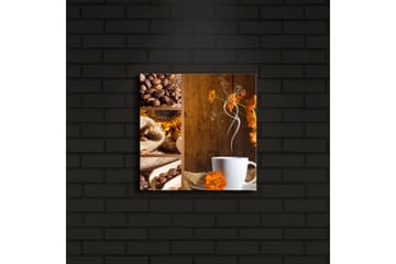 Canvasbilde Dekorativ LED-belysning - Flerfarget - Interiør - Maleri & posters - Lerretsbilder