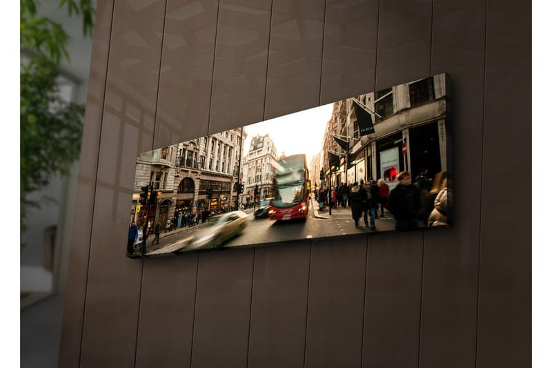 Canvasbilde Dekorativ LED-belysning - Flerfarget - Interiør - Maleri & posters - Lerretsbilder
