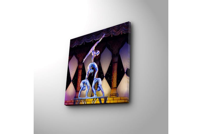 Canvasbilde Dekorativ LED-belysning - Flerfarget - Interiør - Maleri & posters - Lerretsbilder