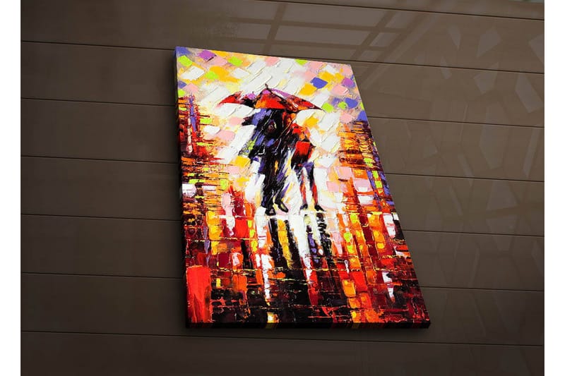 Canvasbilde Dekorativ LED-belysning - Flerfarget - Interiør - Maleri & posters - Lerretsbilder