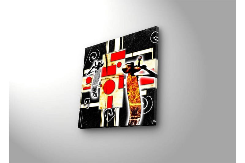 Canvasbilde Dekorativ LED-belysning - Flerfarget - Interiør - Maleri & posters - Lerretsbilder