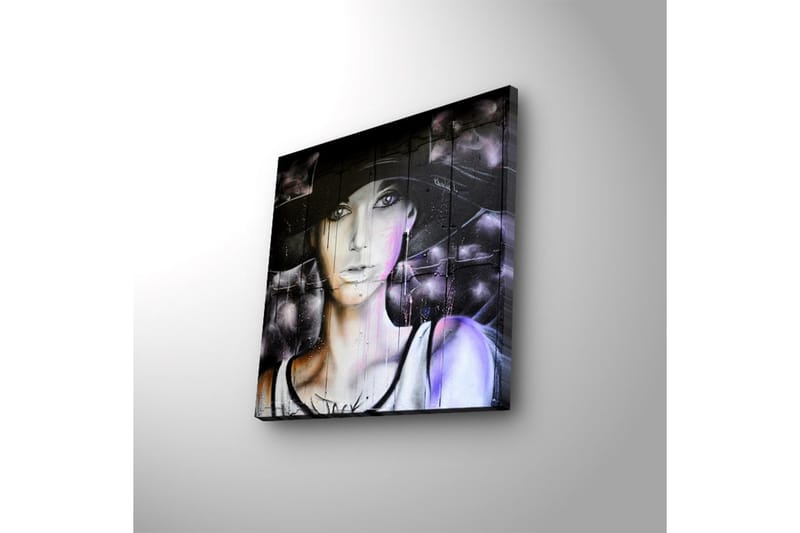 Canvasbilde Dekorativ LED-belysning - Flerfarget - Interiør - Maleri & posters - Lerretsbilder