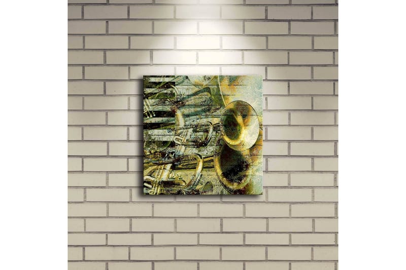 Canvasbilde Dekorativ LED-belysning - Flerfarget - Interiør - Maleri & posters - Lerretsbilder