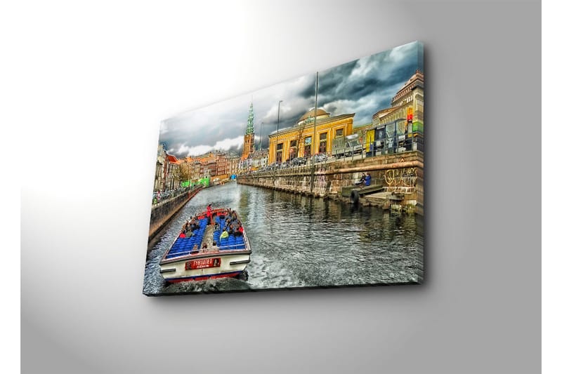Canvasbilde Dekorativ LED-belysning - Flerfarget - Interiør - Maleri & posters - Lerretsbilder